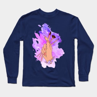 Brush in hand Long Sleeve T-Shirt